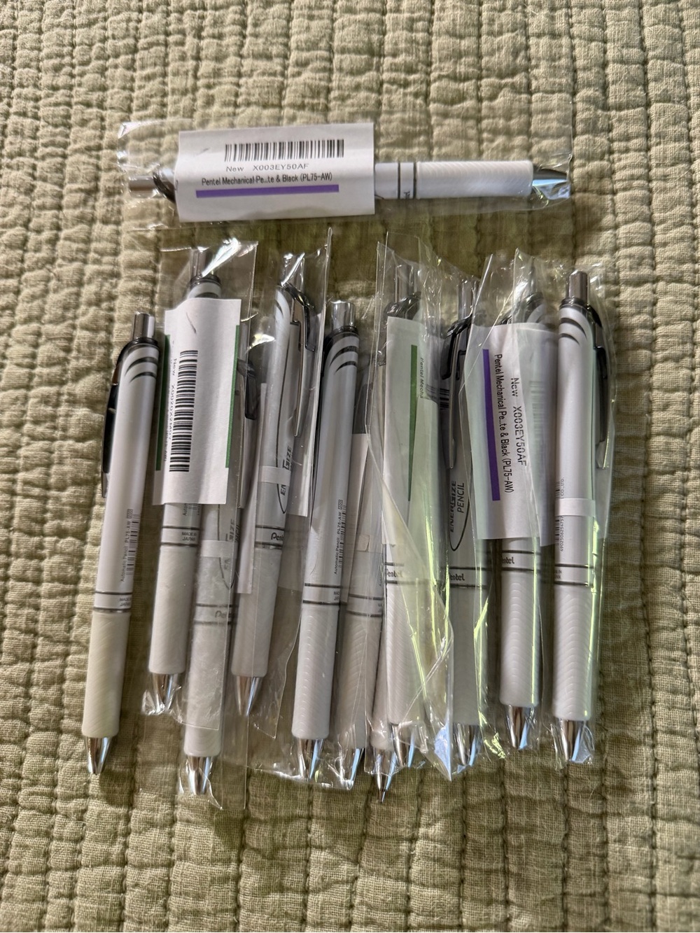 12 Pack Pentel Mechanical Pencils 0.5 mm